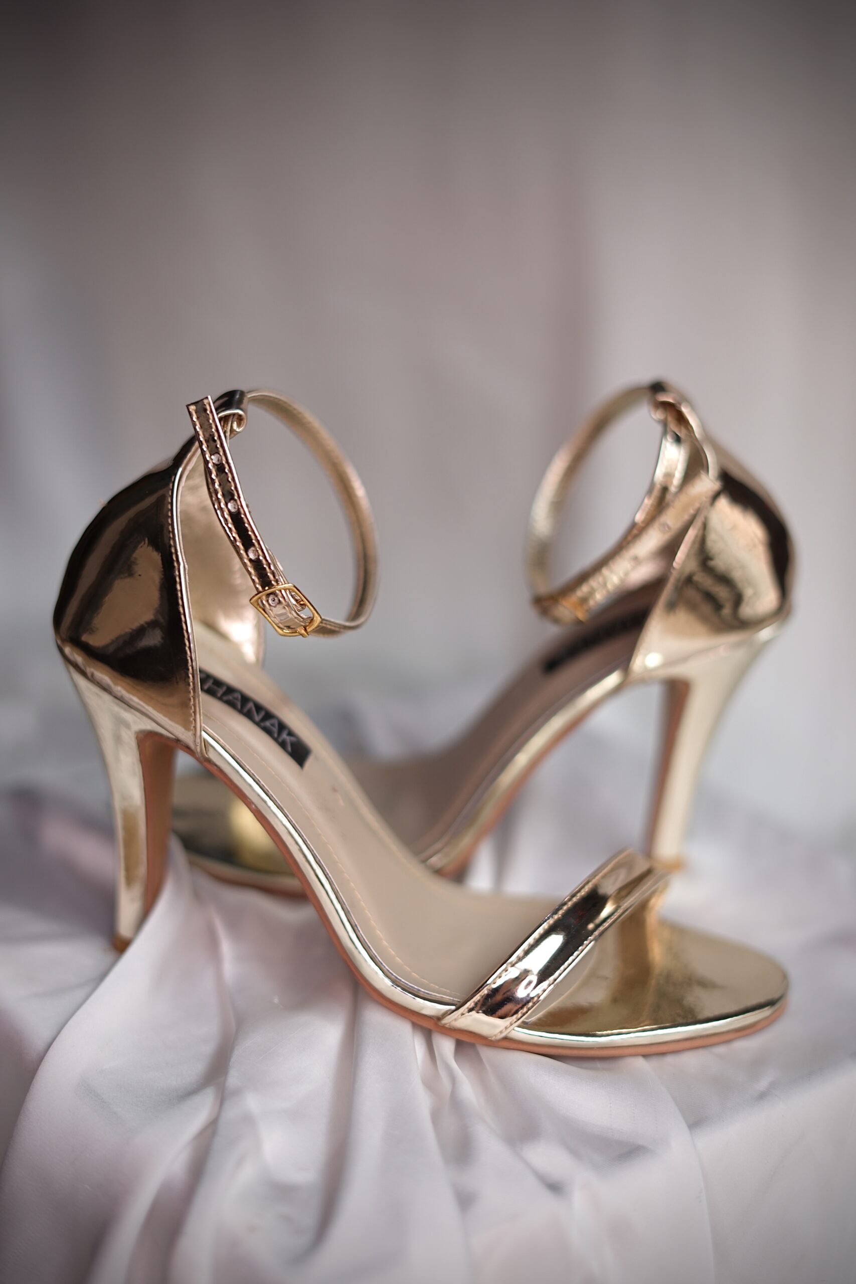 Leather heels Kat Maconie Gold size 6 UK in Leather - 36423906